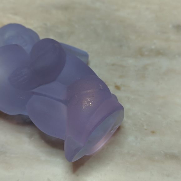 Frosted crystal candle holder - Picture 5 of 5